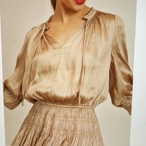 Reset Jamie Silky three quarter sleeve dress